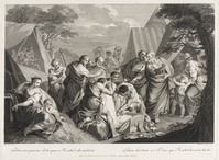 KG 13375
          <br/>
          Laban zoekt naar de door Rachel gestolen huisgoden
          <br/>
          <em>Aubert, Michel-Guillaume (1704-1757)</em>